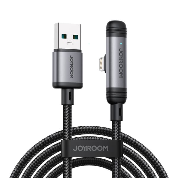 Joyroom EnjoyX-sarjan USB-kaapeli USB-Lightning 3A 1.2m - Musta