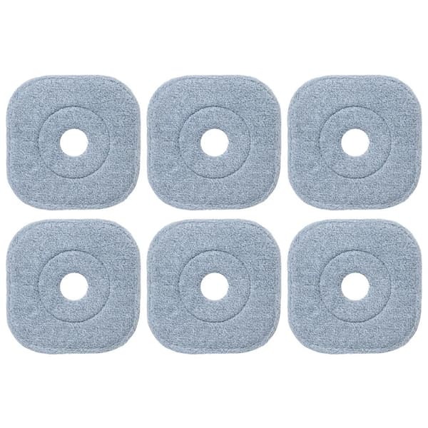 Moppeklude i mikrofiber 6-pak – vaskbare mikrofiberklude til gu