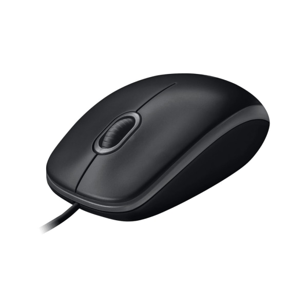 Logitech B100 optisk mus - sort