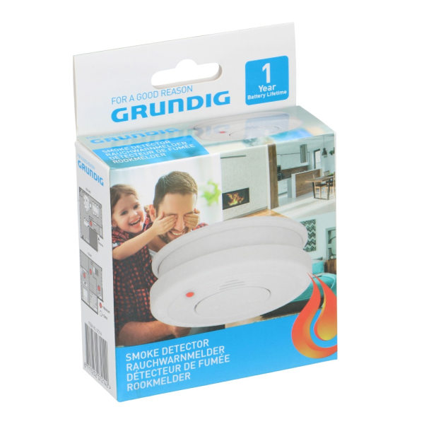 Grundig Brandvarnare med Högljudd Siren 85 dB – Skydda Ditt Hem