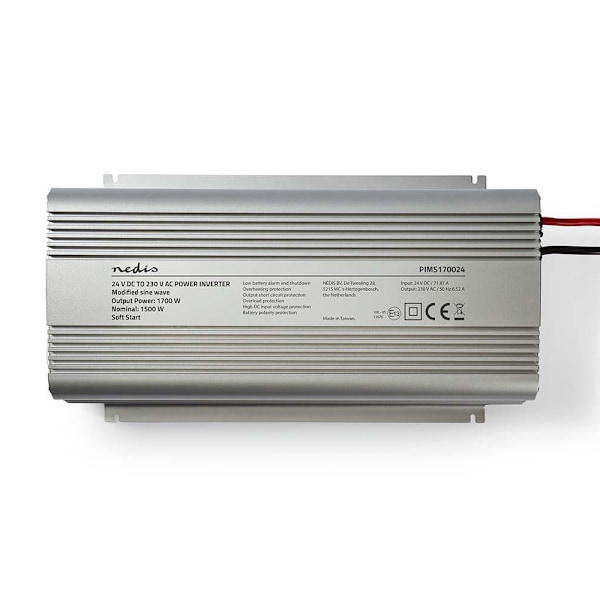 Nedis Inverter med modificeret sinusbølge 24V 1700W