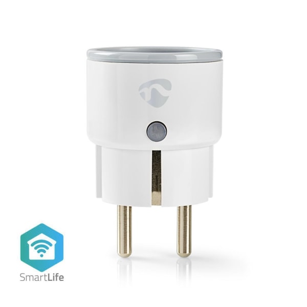 Smart plugg WiFi  - Virtanäyttö Schuko typ F