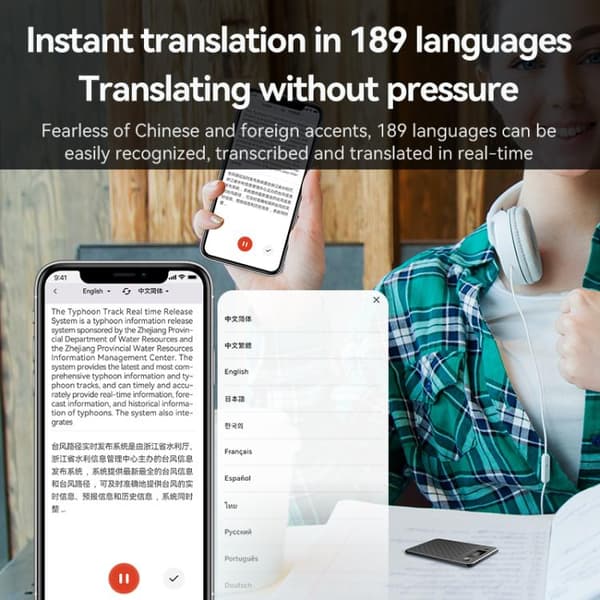 AI-sanelulaite A3P 16 Gt / äänitallennin transkriptiolla, AI-yh