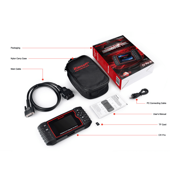 iCarsoft CR Pro Autodiagnostiikka