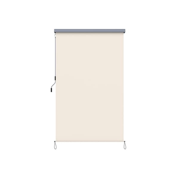 Vertikal markis 1,4 x 2,5 m / beige kassettmarkis med vev / sol