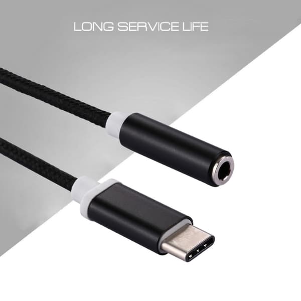 USB-C til 3,5 mm lydadapter 10 cm