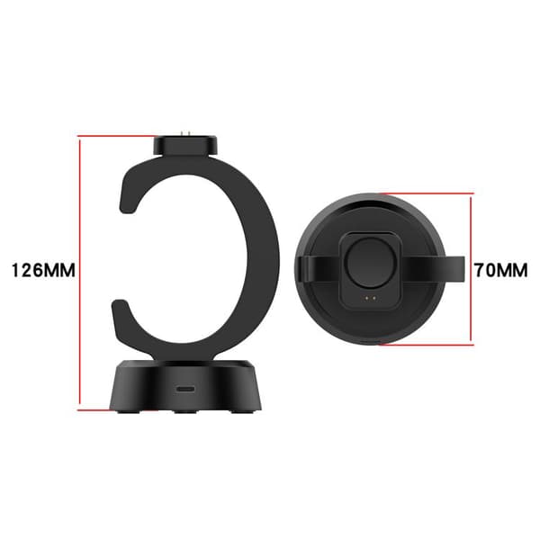 Magneettiliitännällä varustettu latausteline Amazfit T-Rex 3 Pr