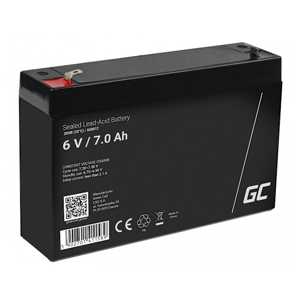 Green Cell AGM Akku 6V 7Ah