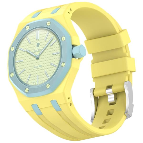 Silikoniranneke Swatch Royal Pop / Audemars Piguet -kelloihin /