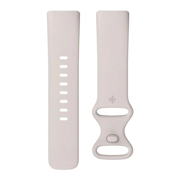 Fitbit Infinity Band Large - Lunar White - mukava ranneke aktii