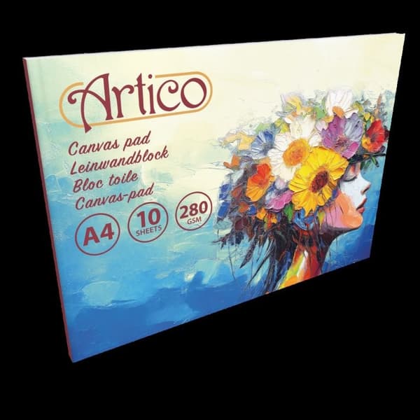 ARTICO canvaslehtiö A4 – canvaspaperi 280 g/m² – 10 arkkia