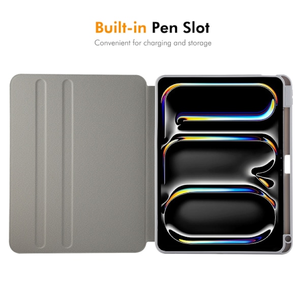Keinonahkakotelo jalustalla iPad Pro 11 2022 / 2021 / 2020 - ha