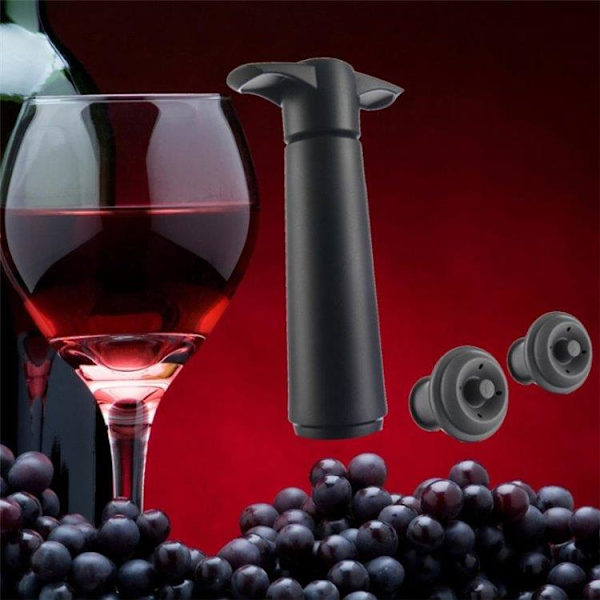 Vinkork med vakuumpump – förlänger vinets hållbarhet efter öppn