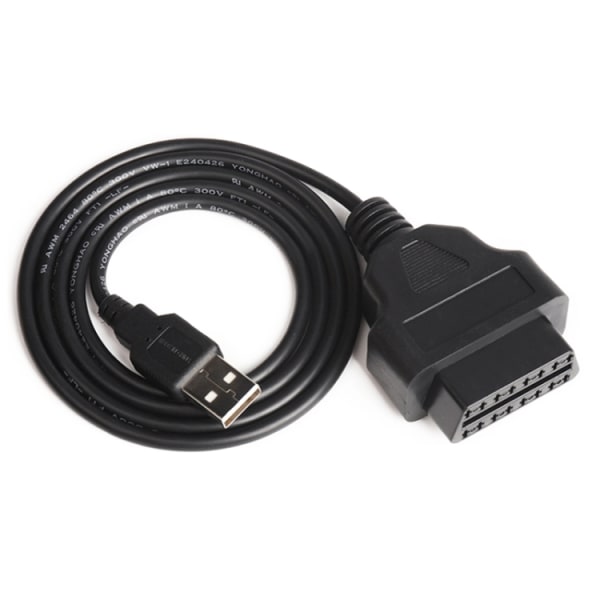 OBD2 hona till USB-kabel – 1 meter adapterkabel för diagnostik