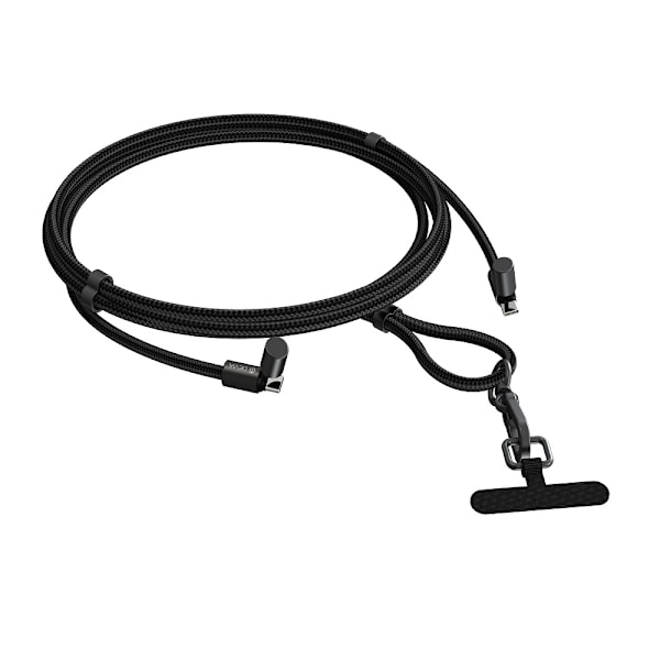 Devia Mobilrem och USB-C-kabel PD 60W 1,6 m - Svart