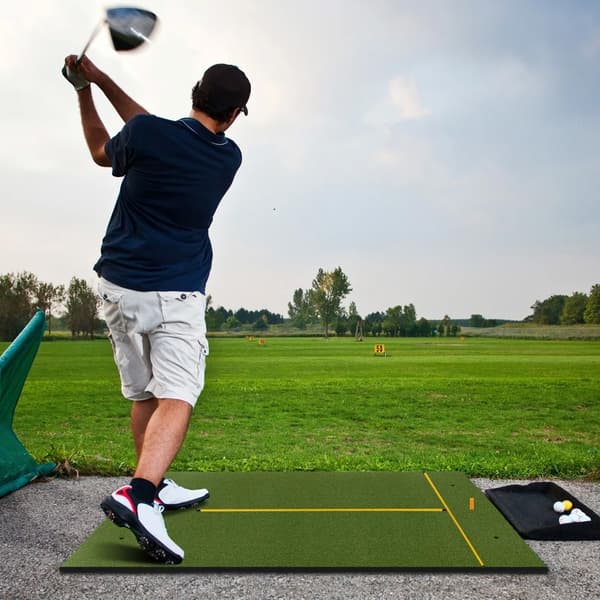 Golfträningsmatta i konstgräs 152 × 91 cm