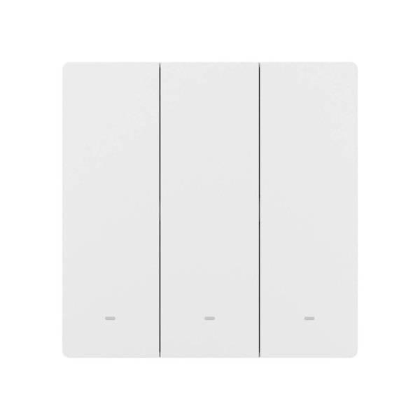 Wifi Smart 3-kanavainen seinäkytkin - Valkoinen