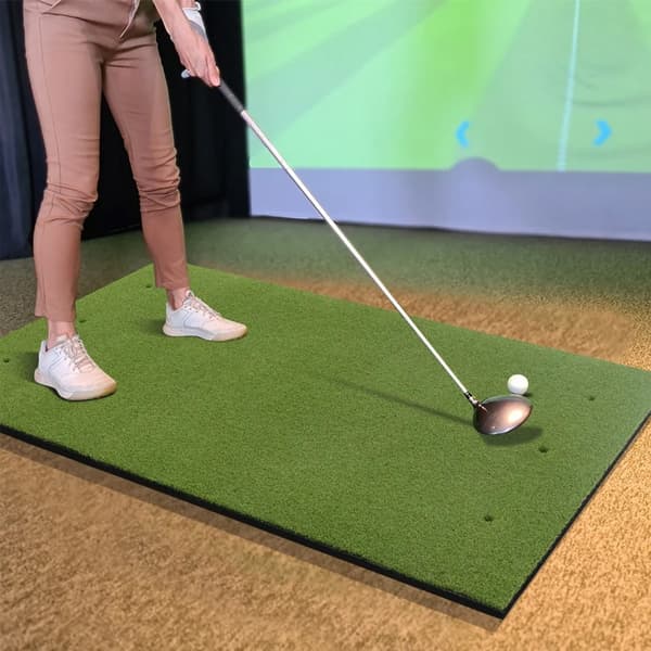 Golftræningsmåtte i kunstgræs 152 × 91 cm