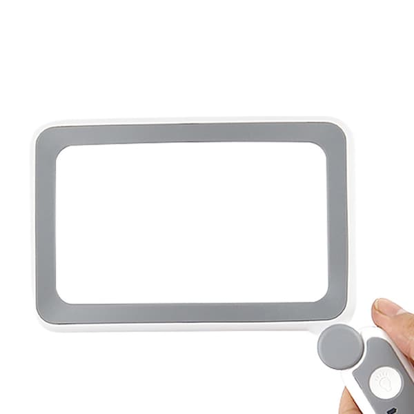 Utfällbart förstoringsglas 4X med LED-belysning och USB-laddning