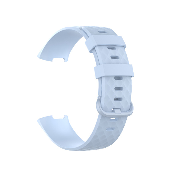 Urrem Fitbit Charge4 / Charge3 L Lyseblå