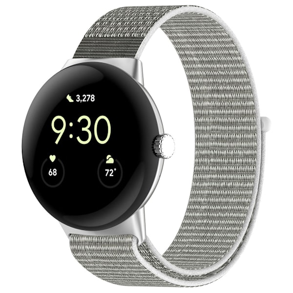 Armband i nylon till Google Pixel Watch 1 / 2 - Grå