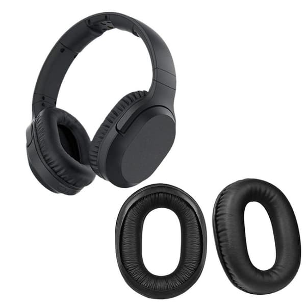 Ørepuder i kunstlæder til Sony MDR-RF995R / WH-RF400R - Sort