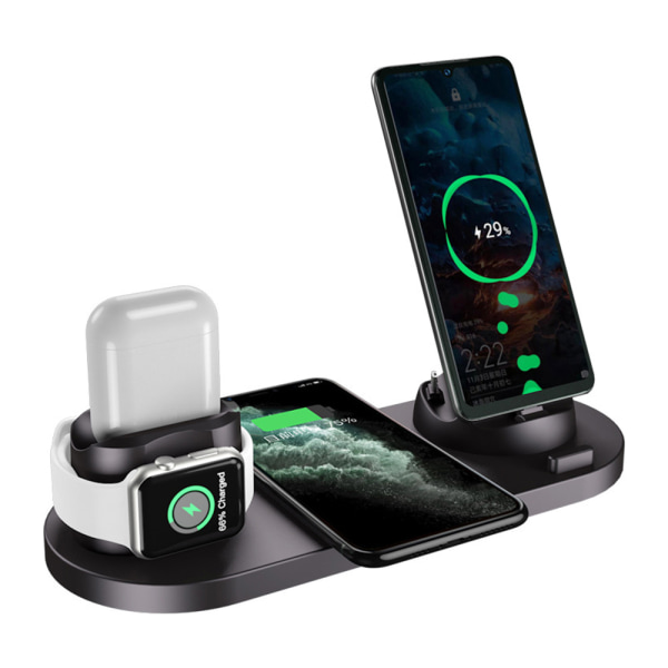 3in1 Latausteline iPhonelle, airpodseille & Apple Watchille