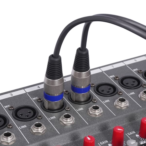 Äänikaapeli 2 RCA uros 2 XLR 3pin 1,5m