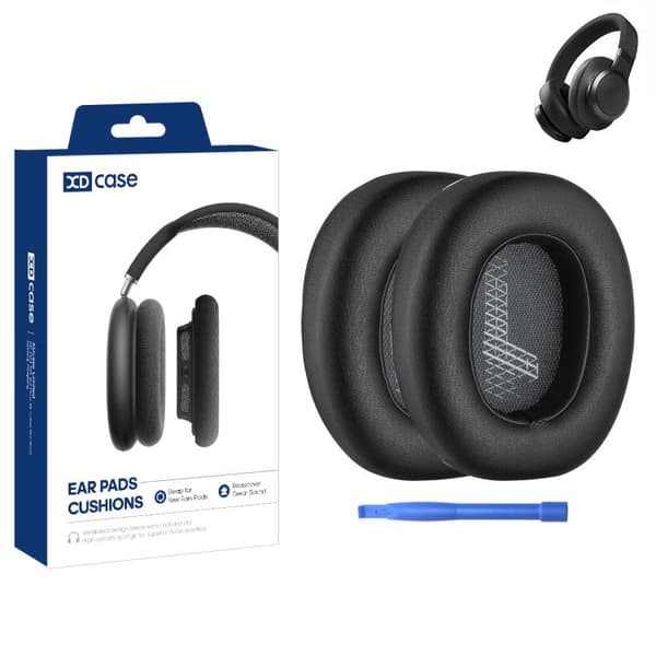 Ørepuder i kunstlæder til JBL Live 650BTNC/660NC/E65BTNC/Duet N