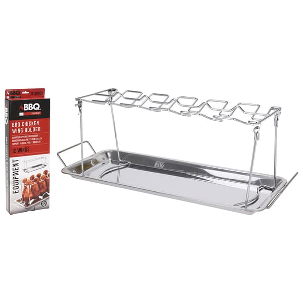 Ställ för kycklingben / kycklingvingehållare för grill / kyckli