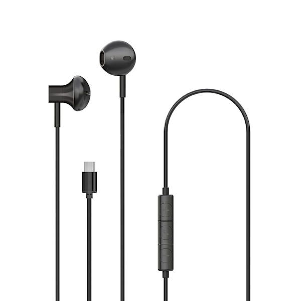 XQISIT In-Ear Headset med USB-C - Sort