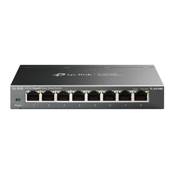 TP-Link TL-SG108E Gigabit switch / 8-ports netværksswitch / Eas