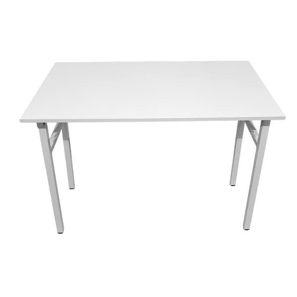 Hopfällbart bord 100×60×75 cm / fällbart skrivbord med stålram