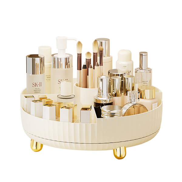 Make-up stativ med flere rum - Hvid