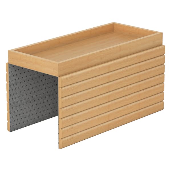 Armstödsbricka bambu för soffa / soffbricka för dryck och snack
