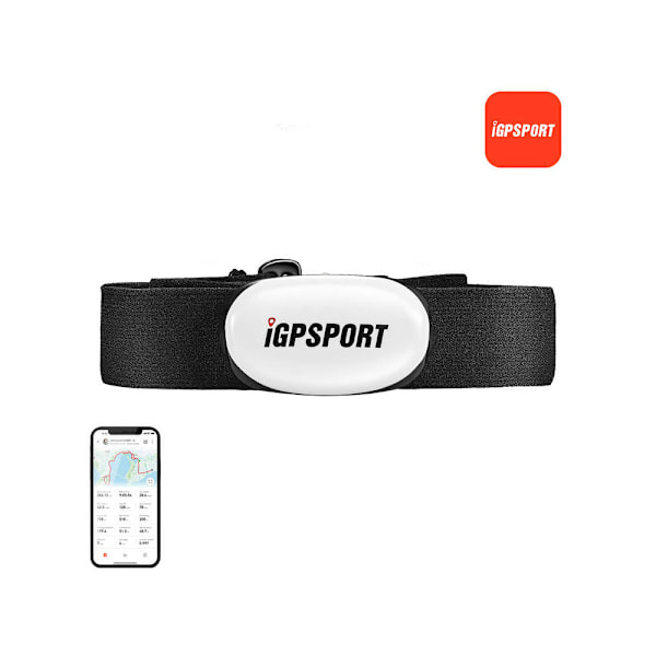 iGPSPORT HR40 pulsbälte för bröstkorgen med ANT+ och Bluetooth
