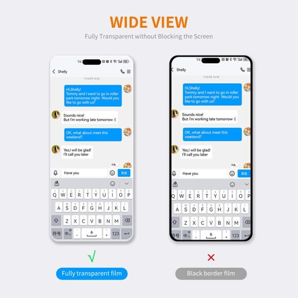 Hädat Näytön suojakalvo 9H että iPhone 17 10-pakkaus