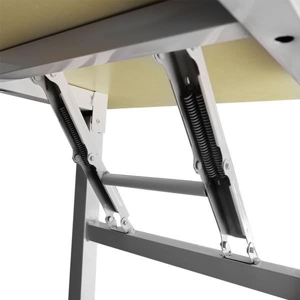 Klapbord 80x40x75cm - hvid eg