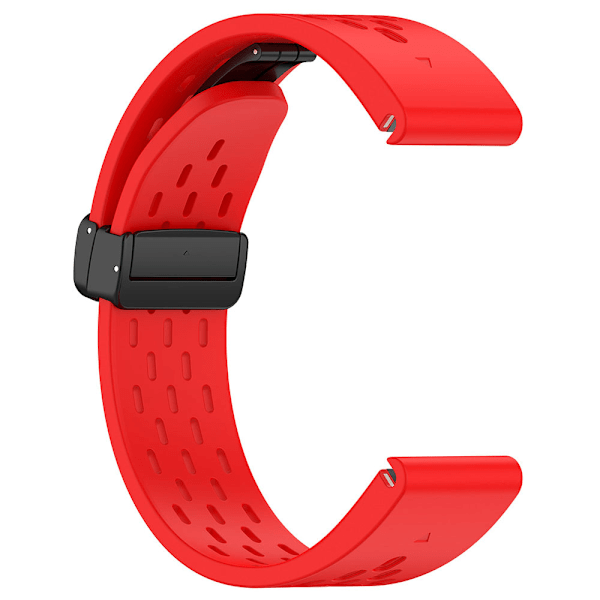 Silikonearmbånd til Garmin Fenix 5 / 6 / 7 / 8 26mm - Rød