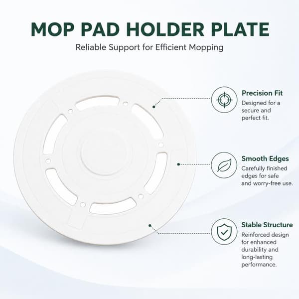 Moppikiinnike Ecovacs Deebot X1 Omni/Turbo/X1S Pro - Valkoinen