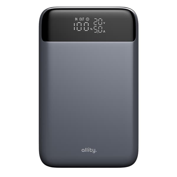 Allity Powerbank 19200 mAh 130W PD/QC til bærbar computer og mo