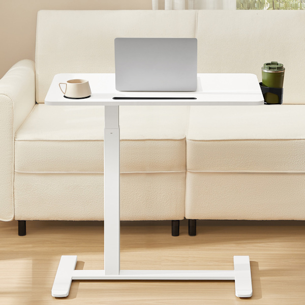 Justerbart laptopbord med hjul / sidebord til bærbar computer /