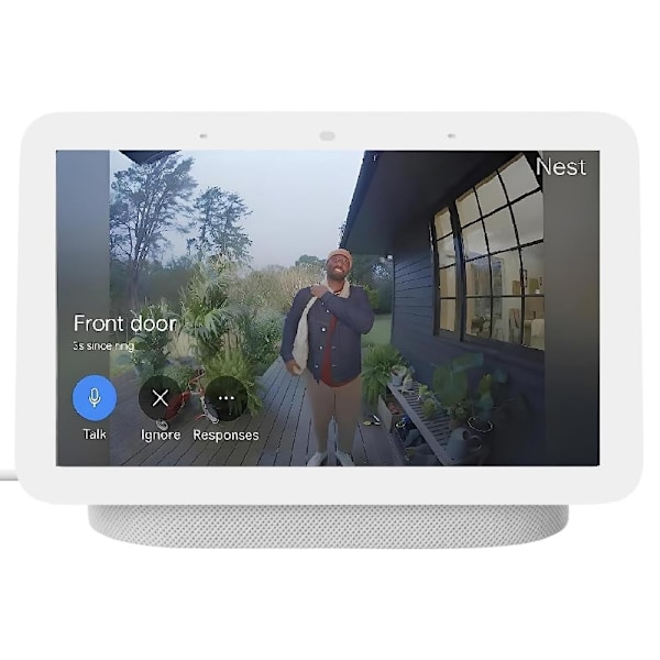 Google Nest Hub 2nd Gen med 7-tums LCD-skärm och Google Assista