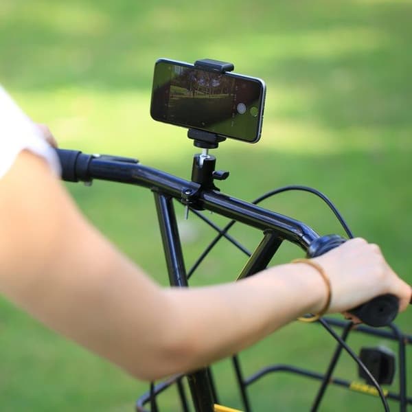 Universel mobilholder til stativ og selfiestang