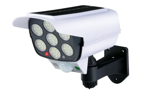 Solcellelampe med bevægelsessensor / udendørsbelysning / dummyk