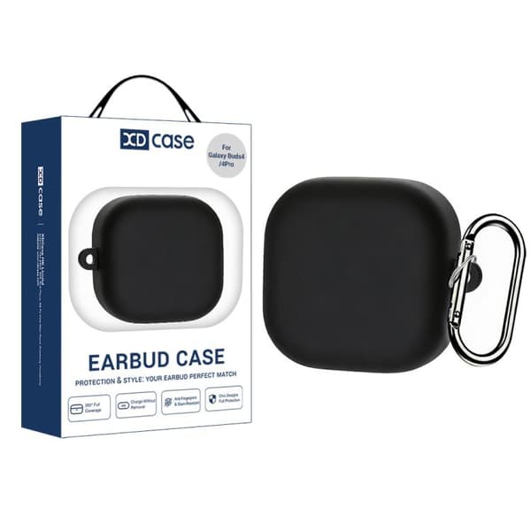 Silikoneetui til Samsung Galaxy Buds4 / 4 Pro - Mørkegrå