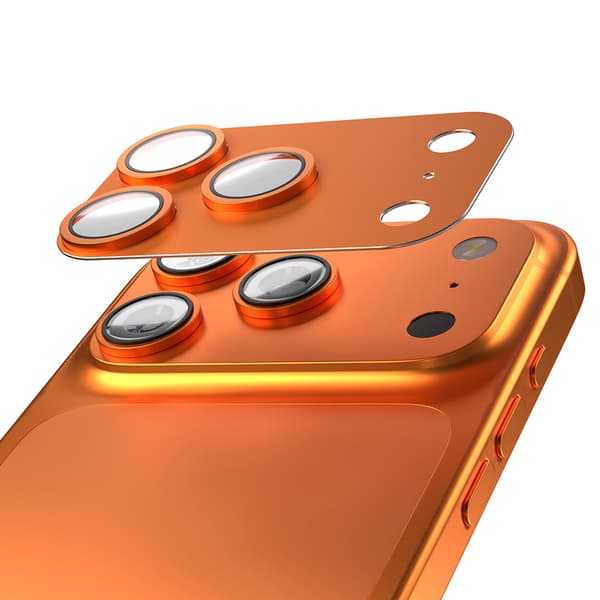 Etteri kameradæksel til iPhone 17 Pro Max - Orange / kameralins