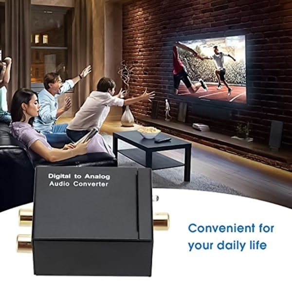 Optisk Toslink adapter till Analog RCA