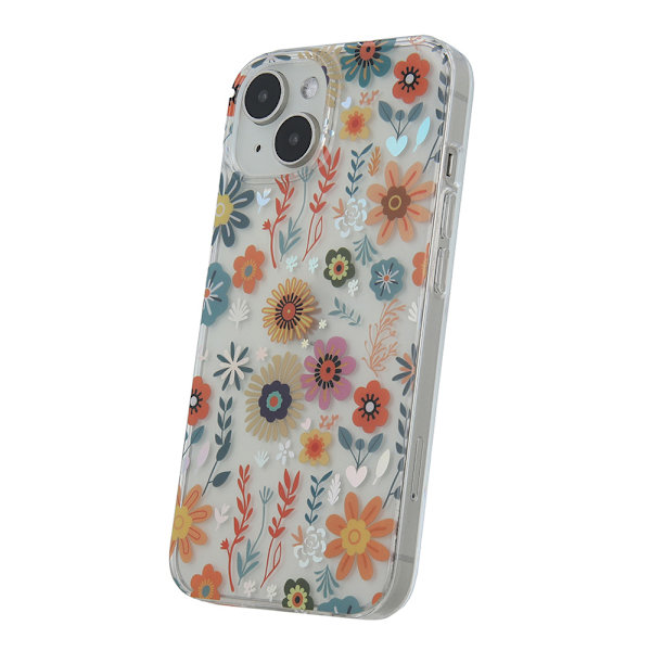 Blommigt Bakskal till iPhone 15 Pro