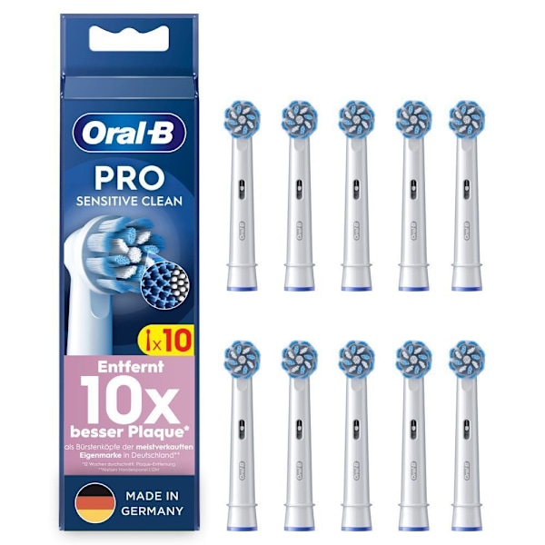 Oral-B Sensitive Clean tandbørstehoveder i 10-pak